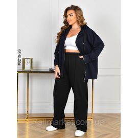 Спортивний костюм жіночий на блискавці турецька двонитка батал 50,52,54,56 "NOWEMBER"