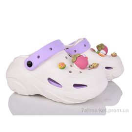 Крокси жіночі літні Літо 5073-375A (8 пар р.36-41) "Luck Line" недорого оптом від прямого постачальника