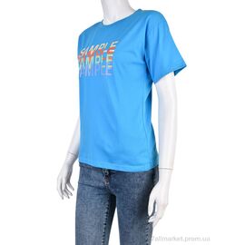 Фотография Футболка женская Лето 08789-11 blue (7 шт. р.сетка L-2XL) "Obuvok" недорого оптом от прямого поставщика