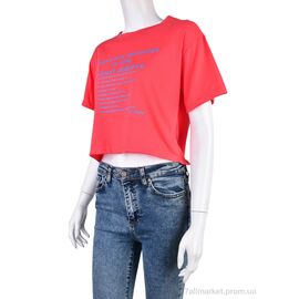 Фотография Футболка женская Лето 08789-15 pink (6 шт. р.сетка L-2XL) "Obuvok" недорого оптом от прямого поставщика