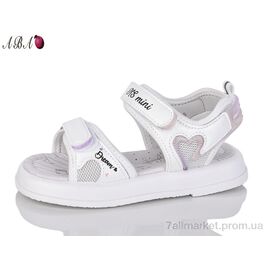 Фотография Босоножки детские летние Лето F51001-A (8 пар р.27-32) "Aba" недорого оптом от прямого поставщика