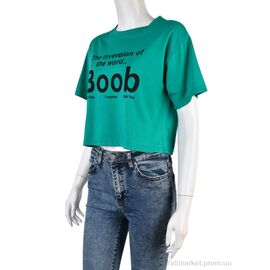Фотография Футболка женская Лето 08789-18-6 green (5 шт. р.сетка L-2XL) "Obuvok" недорого оптом от прямого поставщика