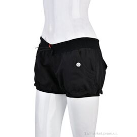 Фотография Шорты женские Лето 7012-5 black (02019) (8 шт. р.сетка M-2XL) "Obuvok" недорого оптом от прямого поставщика