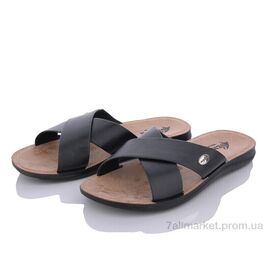 Шльопанці чоловічі пляжні Літо MK2026-2-001-1 чорний (6 пар р.41-46) "DeMur" недорого оптом від прямого постачальника