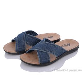 Шльопанці чоловічі пляжні Літо 2024-002-1 (6 пар р.41-46) "DeMur" недорого оптом від прямого постачальника