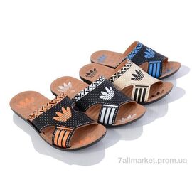 Шльопанці дитячі літні Літо 2024-019-1 mix (24 пар р.30-35) "DeMur" недорого оптом від прямого постачальника