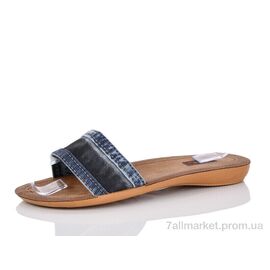 Фотография Шлепки женские облегченные Лето 0004-7 чорний (6 пар р.36-40) "DeMur" недорого оптом от прямого поставщика