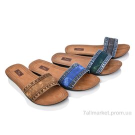 Шльопанці жіночі полегшені Літо 0004-11 mix шл (24 пар р.36-40) "DeMur" недорого оптом від прямого постачальника