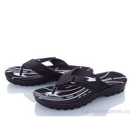 Шльопанці дитячі літні Літо B6101 black (6 пар р.30-35) "DeMur" недорого оптом від прямого постачальника