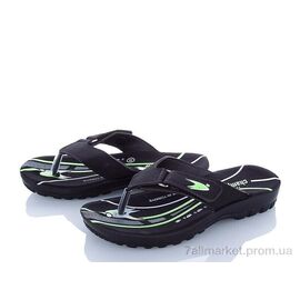 Шльопанці дитячі літні Літо B6101 green (6 пар р.30-35) "DeMur" недорого оптом від прямого постачальника
