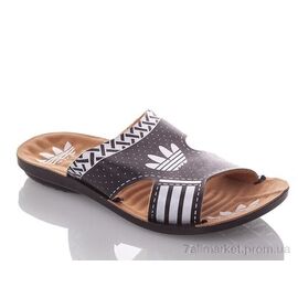 Шльопанці дитячі літні Літо BAdik-A-black-white (6 пар р.30-35) "DeMur" недорого оптом від прямого постачальника