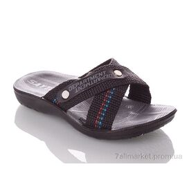 Шльопанці дитячі літні Літо BDepart-B-black (6 пар р.26-30) "DeMur" недорого оптом від прямого постачальника