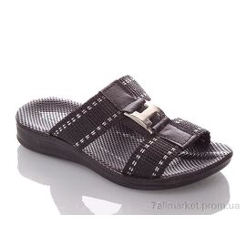 Шльопанці дитячі літні Літо BH-B-black-white (6 пар р.26-30) "DeMur" недорого оптом від прямого постачальника