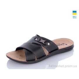 Шльопанці чоловічі пляжні Літо 6007 black (6 пар р.41-46) "DeMur" недорого оптом від прямого постачальника