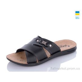 Шльопанці чоловічі пляжні Літо MK2026-2-6007 чорний (6 пар р.41-46) "DeMur" недорого оптом від прямого постачальника