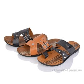 Фотография Шлепки мужские пляжные Лето 25-16 mix (18 пар р.40-44) "DeMur" недорого оптом от прямого поставщика