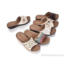 Шльопанці жіночі полегшені Літо 3003-10 mix (36 пар р.36-41) "DeMur" недорого оптом від прямого постачальника