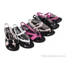 Фотография Босоножки женские летние Лето 3002-18 mix (36 пар р.36-40) "DeMur" недорого оптом от прямого поставщика