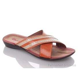Фотография Шлепки детские летние Лето G7144A-orange (6 пар р.30-35) "DeMur" недорого оптом от прямого поставщика