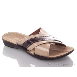 Фотография Шлепки детские летние Лето G7144B-beige (6 пар р.26-30) "DeMur" недорого оптом от прямого поставщика