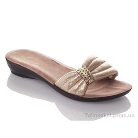 Фотография Шлепки детские летние Лето G809A-beige (6 пар р.30-35) "DeMur" недорого оптом от прямого поставщика