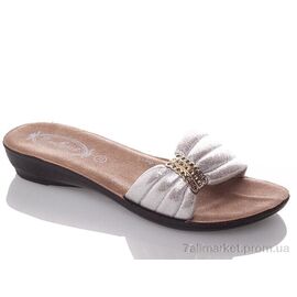 Фотография Шлепки детские летние Лето G809A-silver (6 пар р.30-35) "DeMur" недорого оптом от прямого поставщика