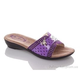 Фотография Шлепки детские летние Лето G810B-purple (6 пар р.26-30) "DeMur" недорого оптом от прямого поставщика