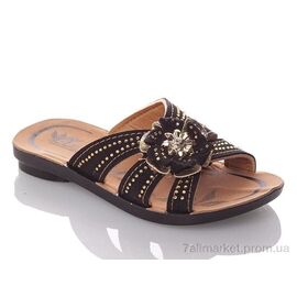 Фотография Шлепки детские летние Лето GElena-N1B-black (6 пар р.26-30) "DeMur" недорого оптом от прямого поставщика