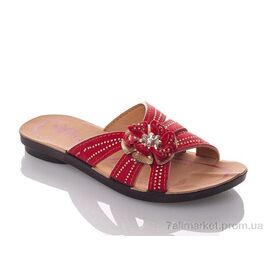 Фотография Шлепки детские летние Лето GElena-N1B-red (6 пар р.30-35) "DeMur" недорого оптом от прямого поставщика