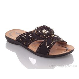 Фотография Шлепки детские летние Лето GElena-N2B-black (6 пар р.26-30) "DeMur" недорого оптом от прямого поставщика