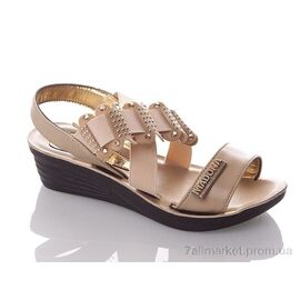 Босоніжки дитячі літні Літо GMadona-B-beige (6 пар р.24-29) "DeMur" недорого оптом від прямого постачальника