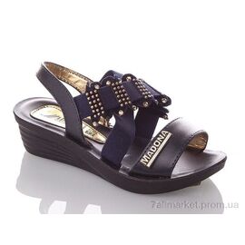 Босоніжки дитячі літні Літо GMadona-B-blue (6 пар р.24-29) "DeMur" недорого оптом від прямого постачальника