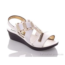 Босоніжки дитячі літні Літо GMadona-B-white (6 пар р.24-29) "DeMur" недорого оптом від прямого постачальника