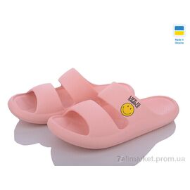 Фотография Шлепки женские облегченные Лето DS69 персик (8 пар р.36-41) "DeMur" недорого оптом от прямого поставщика