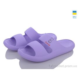 Фотография Шлепки женские облегченные Лето DS69 св.бузковий (8 пар р.36-41) "DeMur" недорого оптом от прямого поставщика
