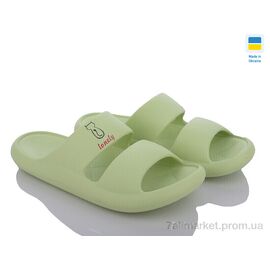 Фотография Шлепки женские облегченные Лето DS69 зелений (8 пар р.36-41) "DeMur" недорого оптом от прямого поставщика