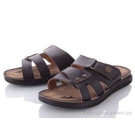 Шльопанці чоловічі пляжні Літо MKB6115-1 black (6 пар р.41-45) "DeMur" недорого оптом від прямого постачальника