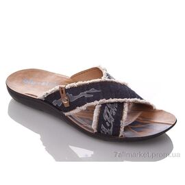 Шльопанці чоловічі пляжні Літо M116 (6 пар р.40-44) "DeMur" недорого оптом від прямого постачальника