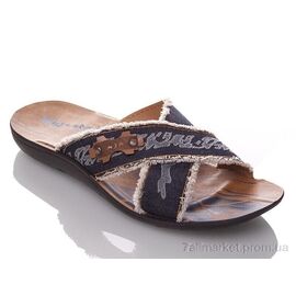 Шльопанці чоловічі пляжні Літо M117 (6 пар р.40-44) "DeMur" недорого оптом від прямого постачальника