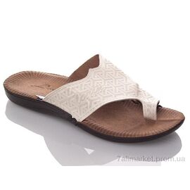 Фотография Шлепки мужские пляжные Лето M2701 white (6 пар р.40-45) "DeMur" недорого оптом от прямого поставщика