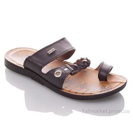 Шльопанці чоловічі пляжні Літо MN19 black (6 пар р.40-44) "DeMur" недорого оптом від прямого постачальника