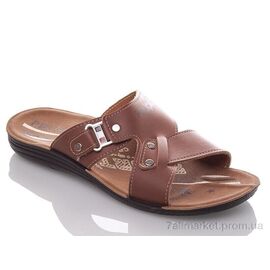 Фотография Шлепки мужские пляжные Лето MN2 camel (6 пар р.40-44) "DeMur" недорого оптом от прямого поставщика