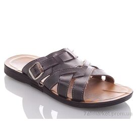 Фотография Шлепки мужские пляжные Лето MN21 grey (6 пар р.40-44) "DeMur" недорого оптом от прямого поставщика