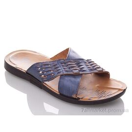 Шльопанці чоловічі пляжні Літо MN30 blue (6 пар р.40-44) "DeMur" недорого оптом від прямого постачальника