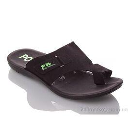Шльопанці чоловічі пляжні Літо MPWP green (6 пар р.40-44) "DeMur" недорого оптом від прямого постачальника