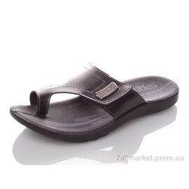 Шльопанці чоловічі пляжні Літо MTitanik black (6 пар р.40-44) "DeMur" недорого оптом від прямого постачальника