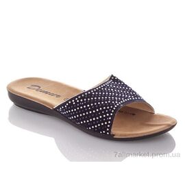 Шльопанці жіночі полегшені Літо W3050-blue (6 пар р.36-40) "DeMur" недорого оптом від прямого постачальника