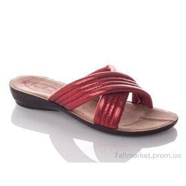 Шльопанці жіночі полегшені Літо W7153-red (6 пар р.36-40) "DeMur" недорого оптом від прямого постачальника