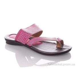 Шльопанці жіночі полегшені Літо WLinda-fuchsia (6 пар р.36-40) "DeMur" недорого оптом від прямого постачальника