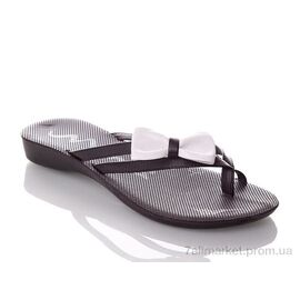 Шльопанці жіночі полегшені Літо WMona-black (6 пар р.36-40) "DeMur" недорого оптом від прямого постачальника